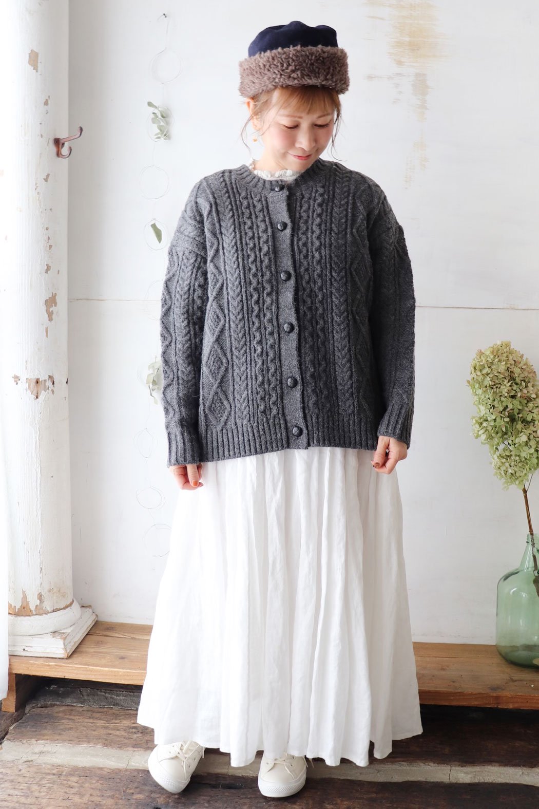 Knit Alan 2way Cardigan（HEAVENLY）