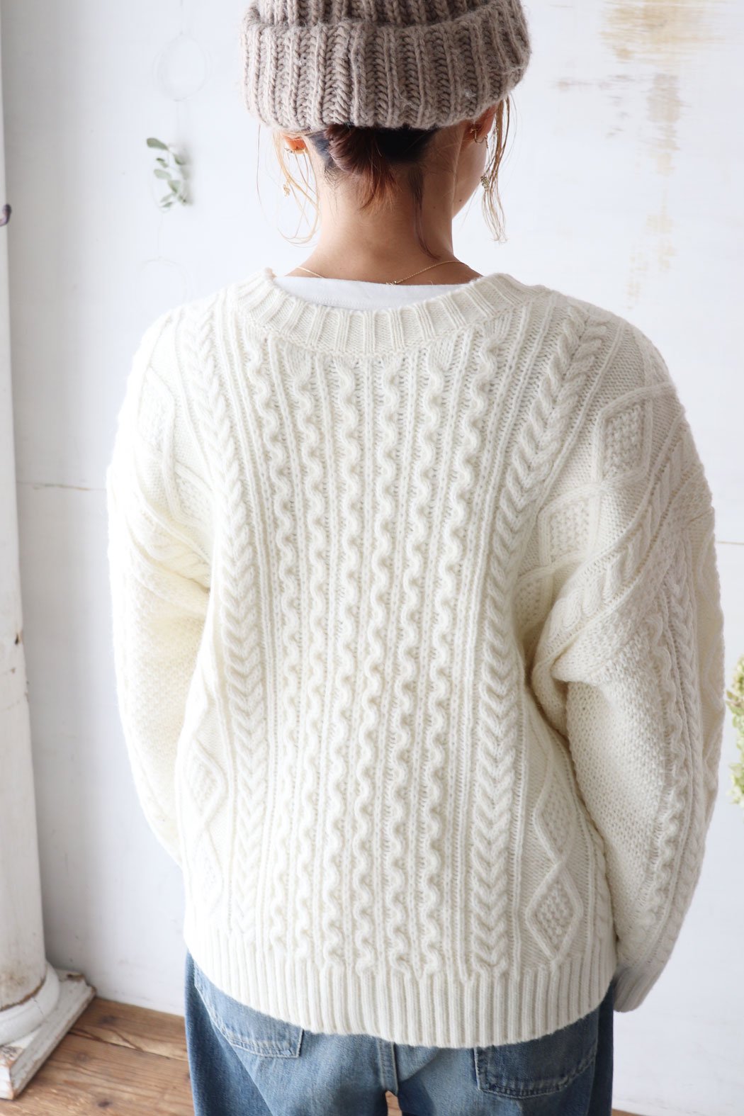 Knit Alan 2way Cardigan（HEAVENLY）