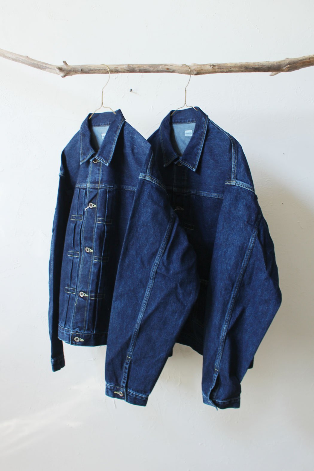 UNISEX 13OZ SELVEDGE DENIM SHORT JACKET（chimala）