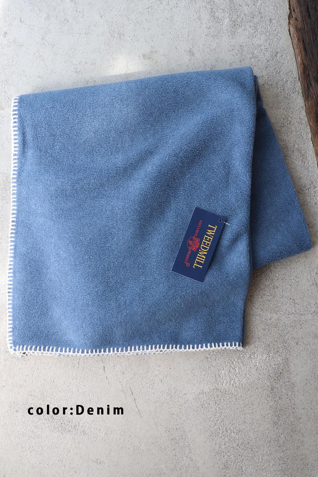 CINQ｜サンク】TWEEDMILLフリースミニブランケット｜軽くて暖かい英国