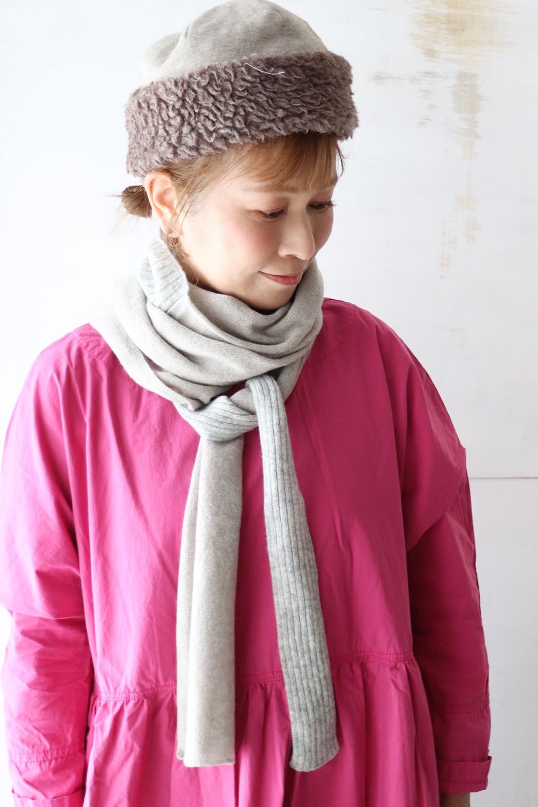 ◇SALE30％◇Wool Cashmere ネックウォーマーストール（Vlas Blomme）