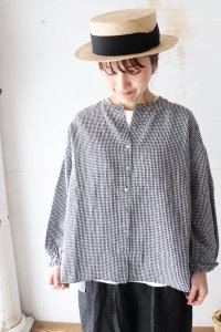 Linen Gather Pullover（HEAVENLY）<img class='new_mark_img2' src='https://img.shop-pro.jp/img/new/icons8.gif' style='border:none;display:inline;margin:0px;padding:0px;width:auto;' />