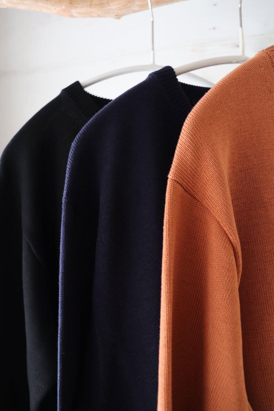 上品なファッション ◇SALE40％◇VCK-276U ユニセックスワイドクルーネックニット トップス