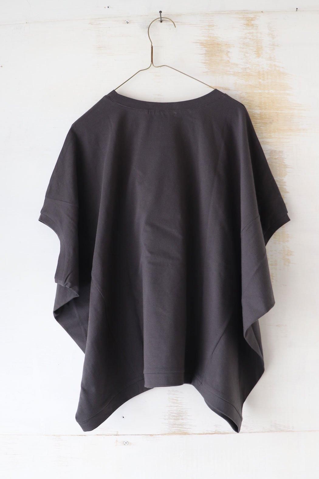 harmonie（アルモニ）Organic cotton 天竺切り替えBIGプルオーバー