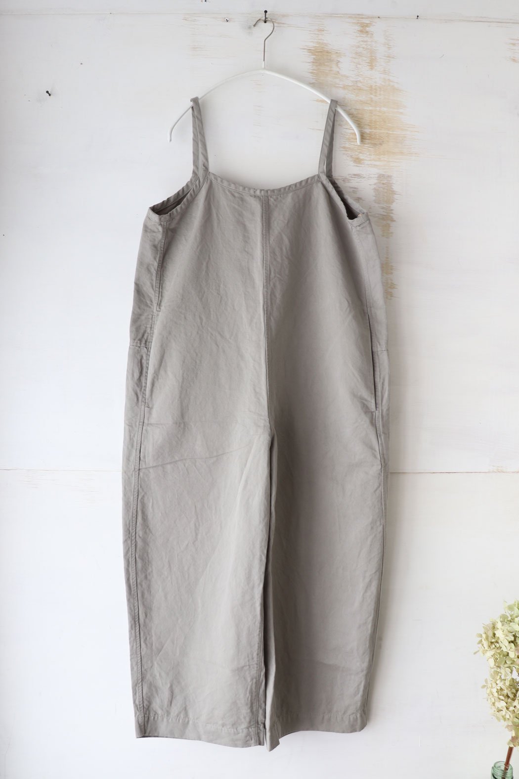 Work Linen Cotton サロペット（Vlas Blomme）