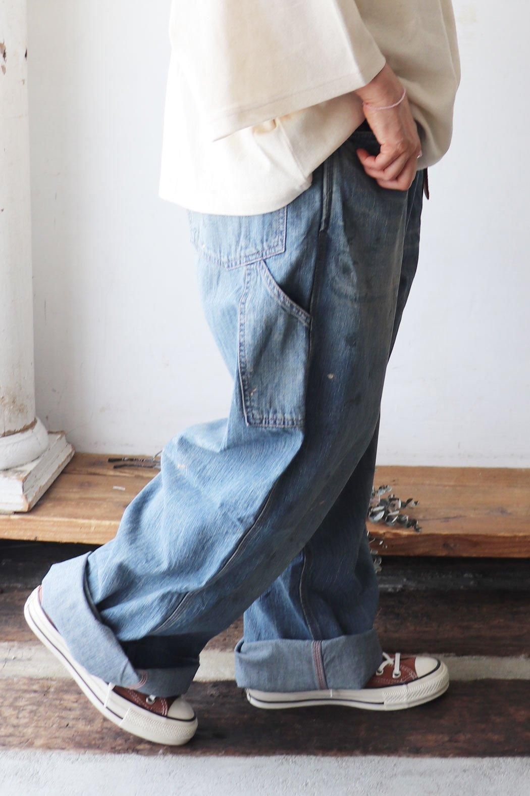 DENIM PAINTER PANTS（chimala）