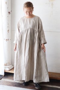 LINEN DOBBY STRIPE DRESSichi Antiquite's