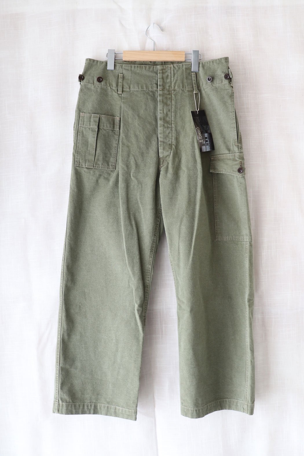 BELGIAN WAIST GATHERING CARGO PANTS（chimala）