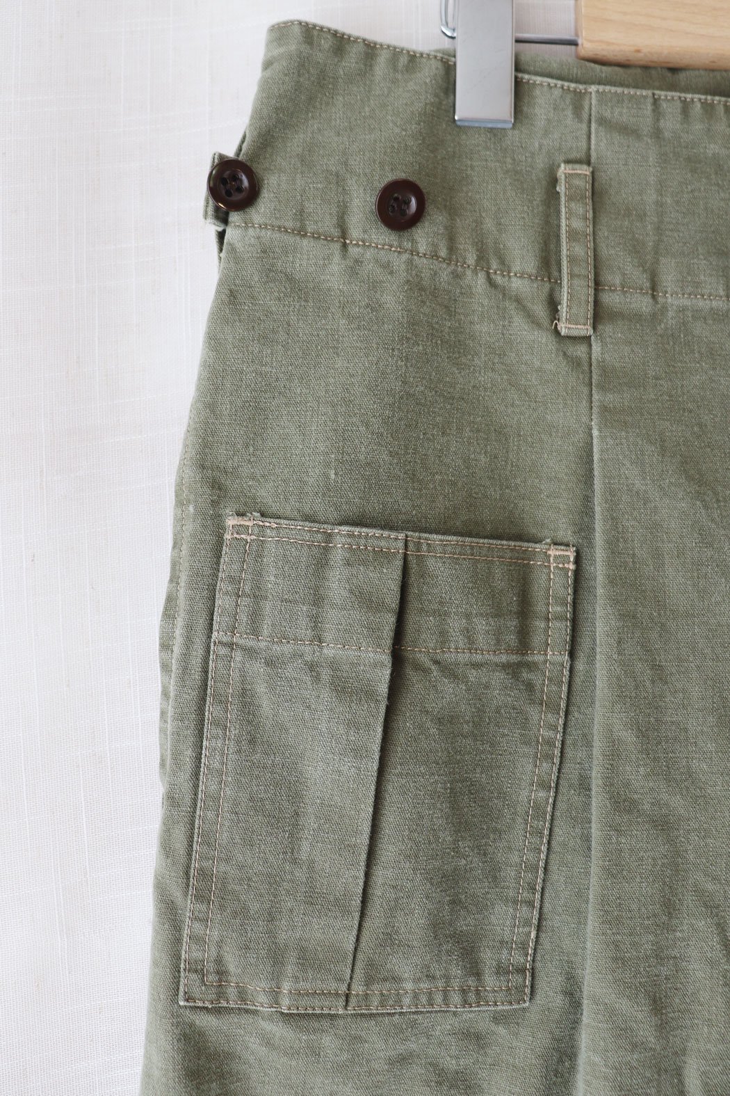 BELGIAN WAIST GATHERING CARGO PANTS（chimala）