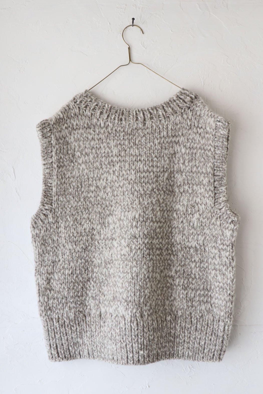 ◇SALE40％◇PERU HAND-KNIT VEST（ichi Antiquite's）