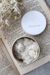 Flow Square Ring*silver（Aperdiem）