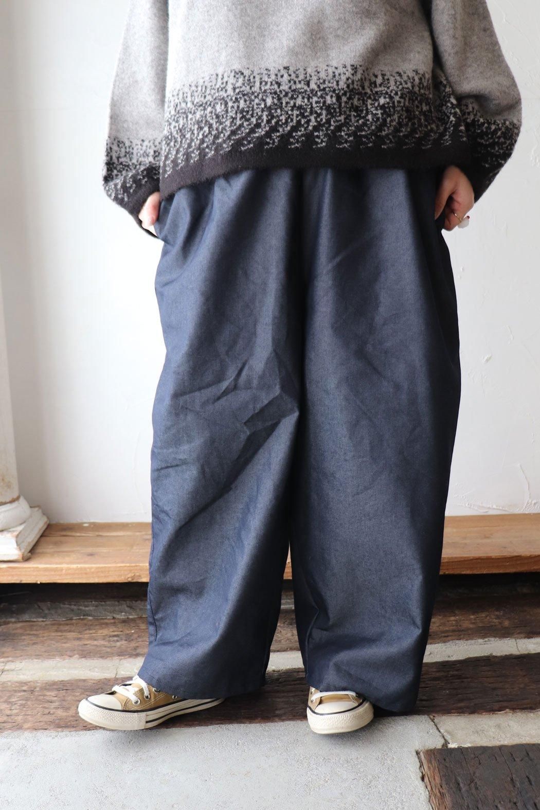 ◇SALE30％◇チムニーデニムワイドパンツ（g）
