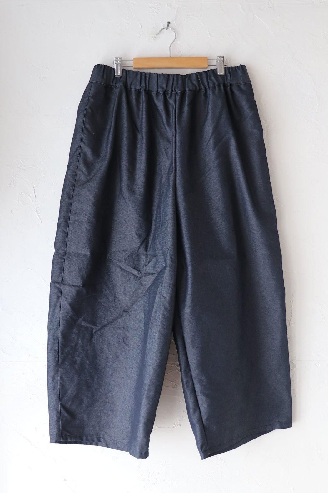 g)｜グラム】SALE30％｜チムニーデニムワイドパンツ｜ハリ感素材