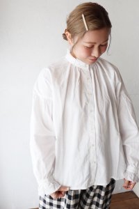 4.5oz C/L Denim Frill ShirtHEAVENLY<img class='new_mark_img2' src='https://img.shop-pro.jp/img/new/icons8.gif' style='border:none;display:inline;margin:0px;padding:0px;width:auto;' />