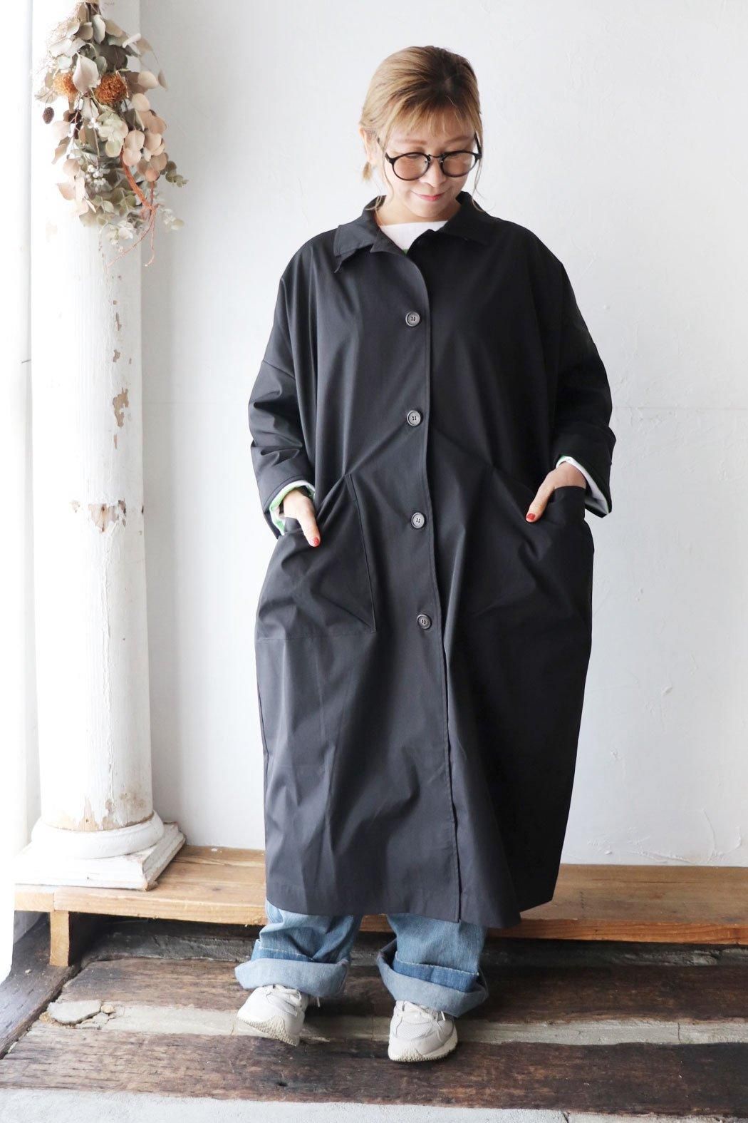 ヴィンテージ　ステンカラーコート mao made｜マオメイド】SALE30％｜ヴィンテージツイルステン