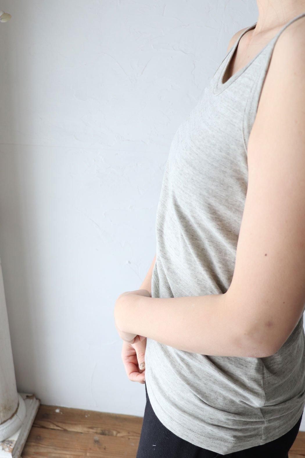 ichi Antiquite's】COTTON TANK TOP｜くったり柔らか、毎日着たくなる