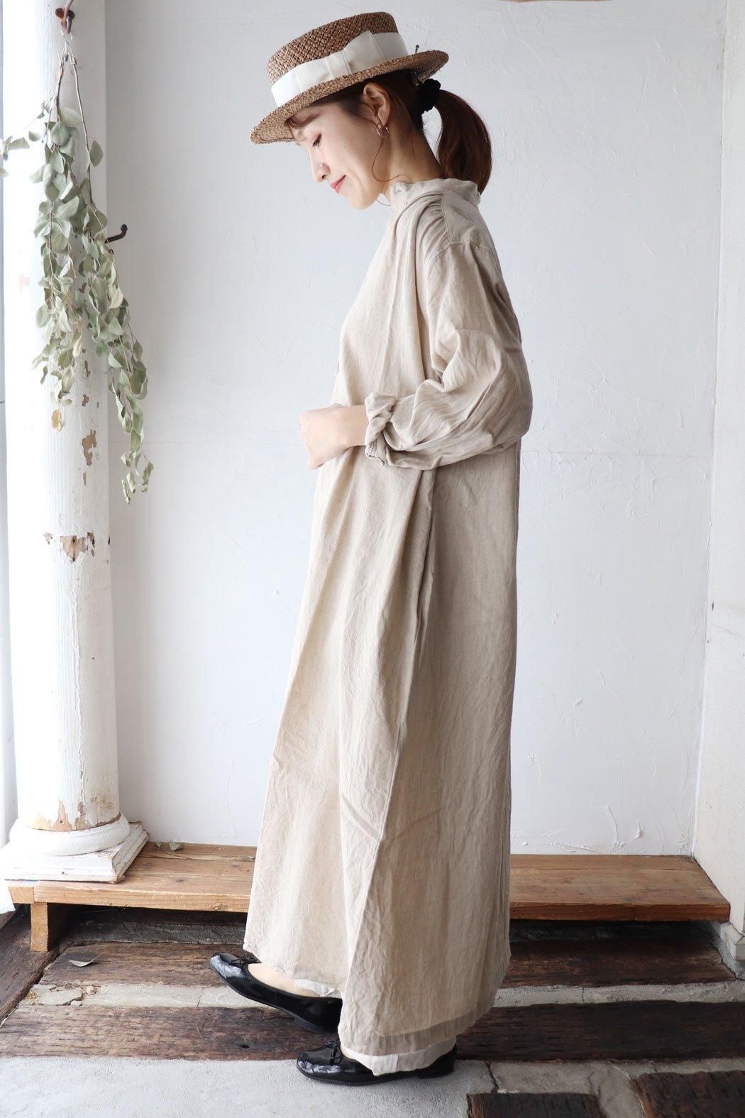 ICHI Antiquite's リネン琴平炊きサロペット 美品 ICHI Antiquites (イチアンティークス) リネン kotohiradaki