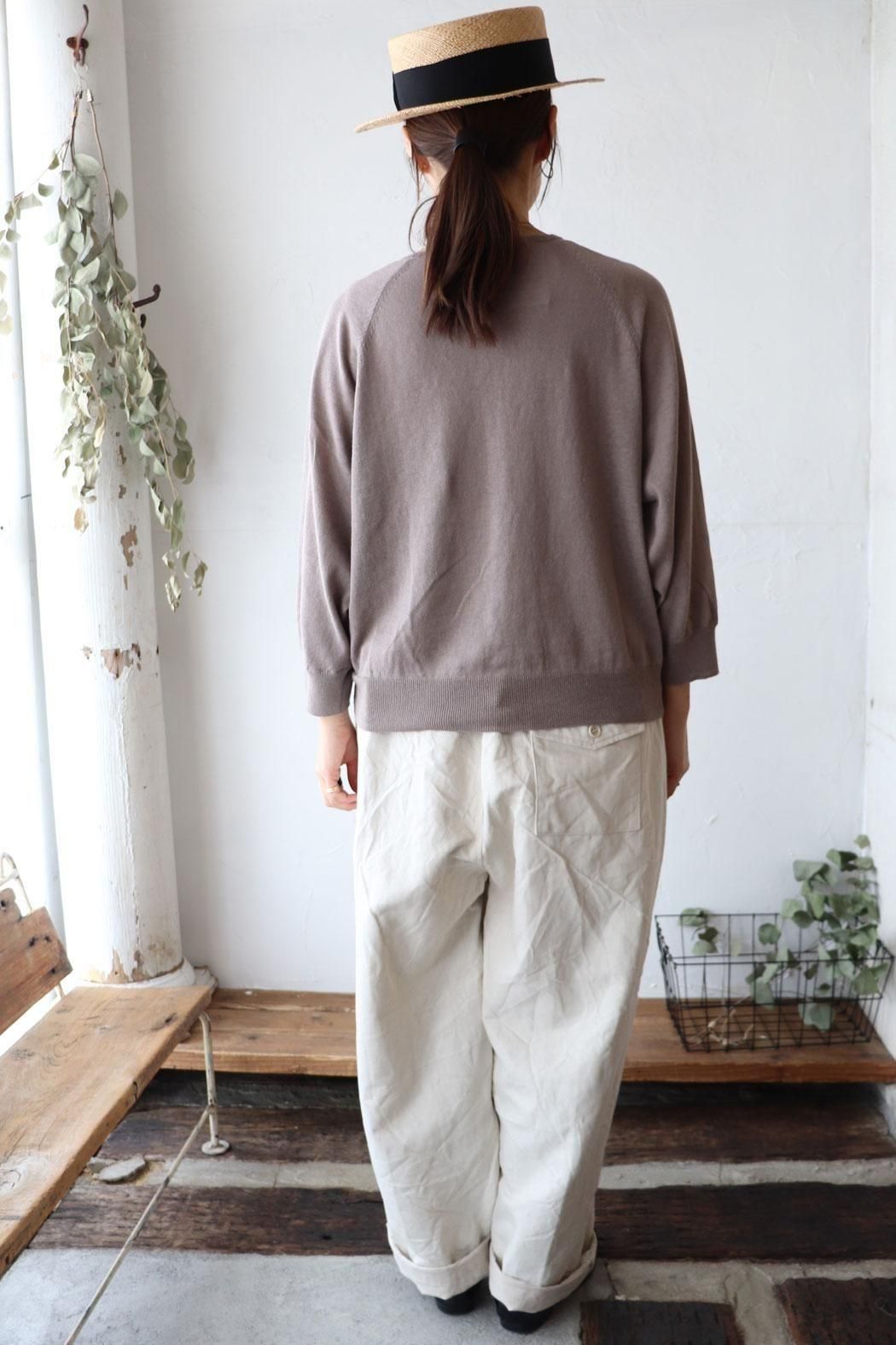ケーブル編みオーバーニットショートカーディガン【SALE