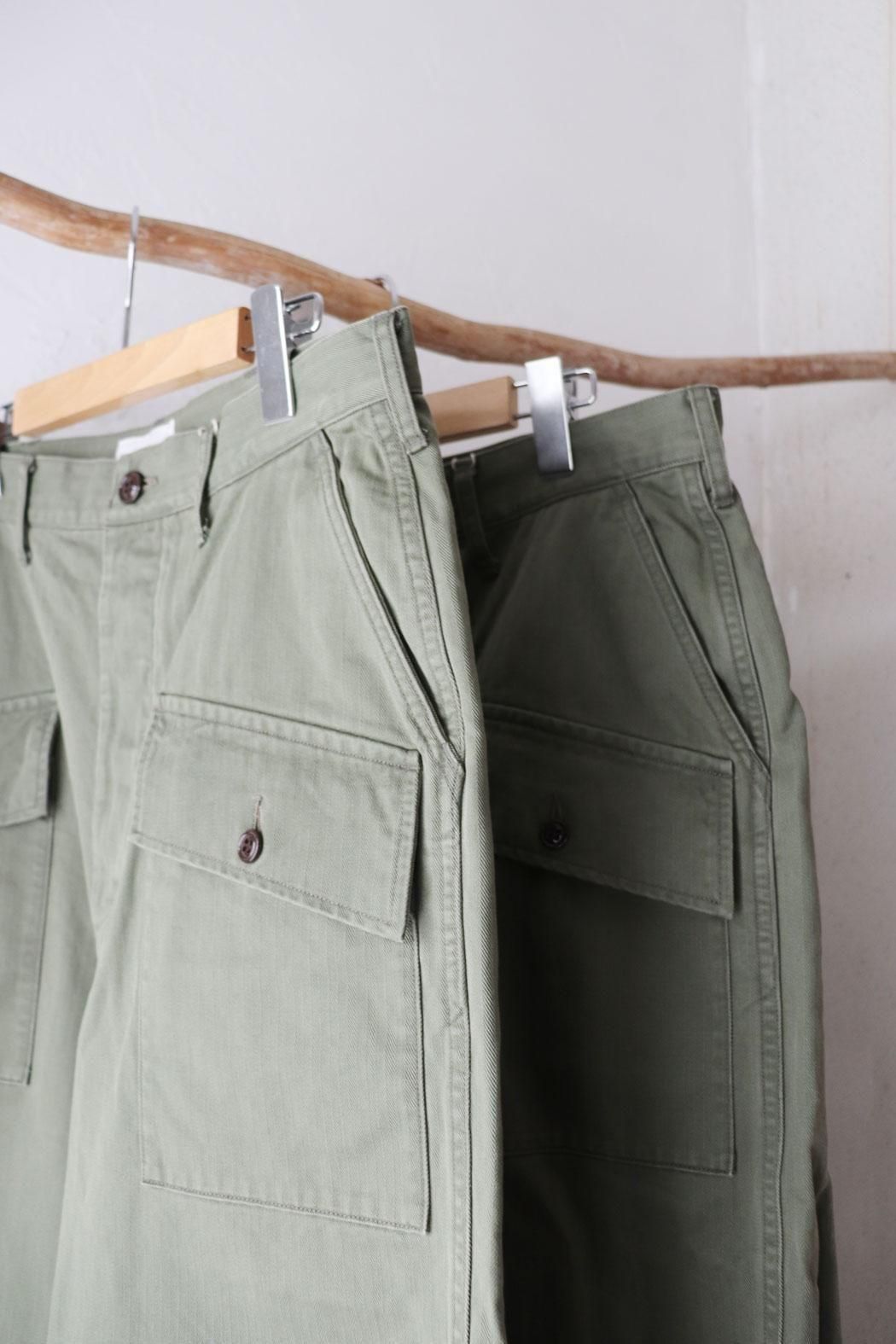 UNISEX HARRINGBONE US ARMY HBT TROUSERS（chimala）