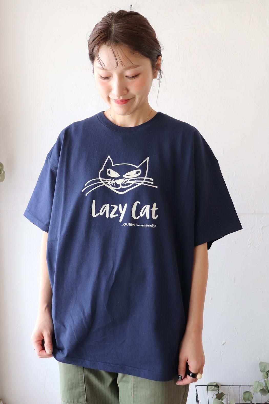 通販生活 ファッション LAZY CAT TEE（chimala） トップス