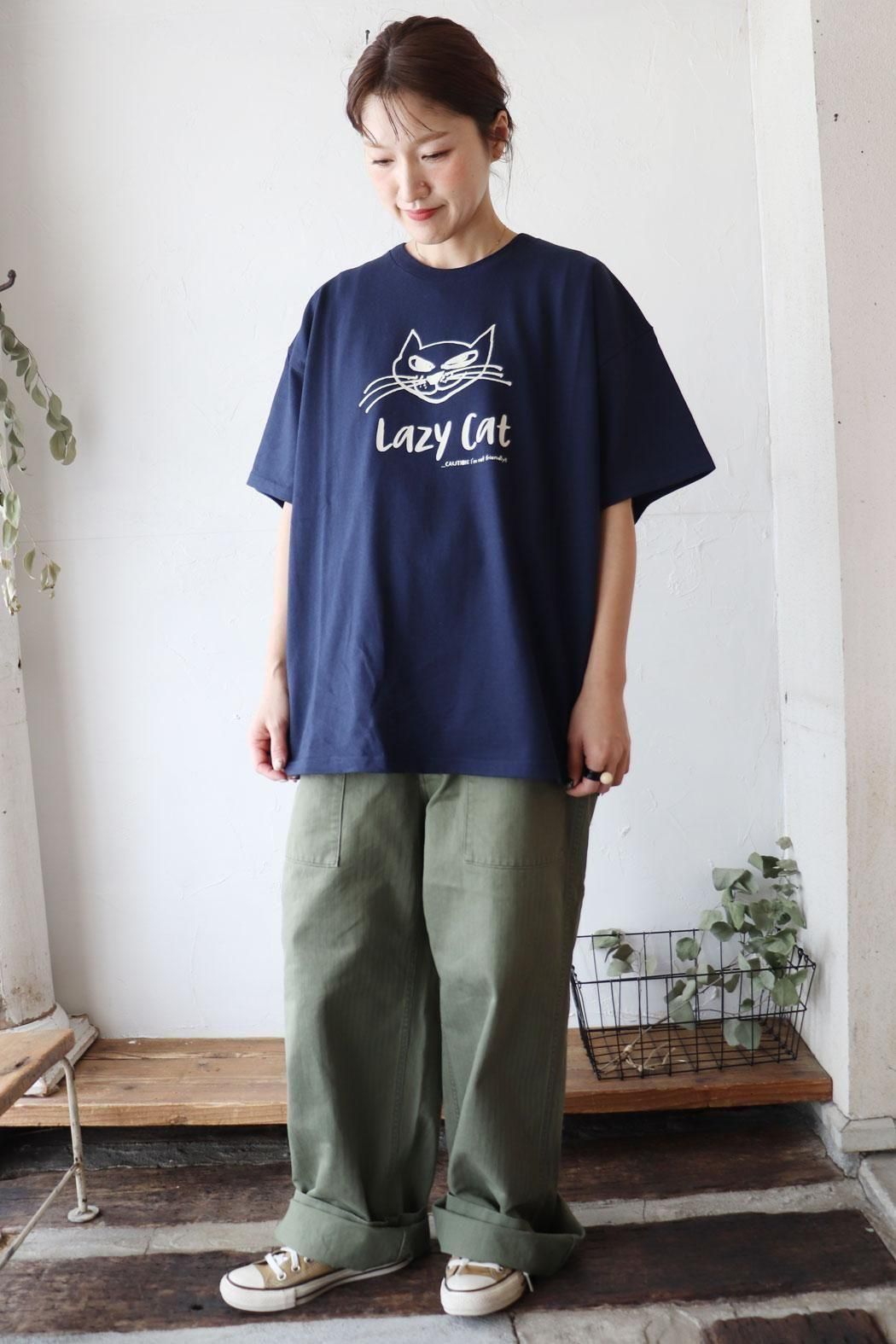 楽天市場】chimala(チマラ) LAZY CAT Tシャツ(CS39-K001CML