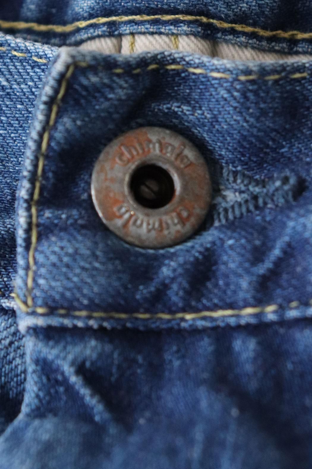 WAIST ADJUSTABLE DENIM PANTS（chimala）