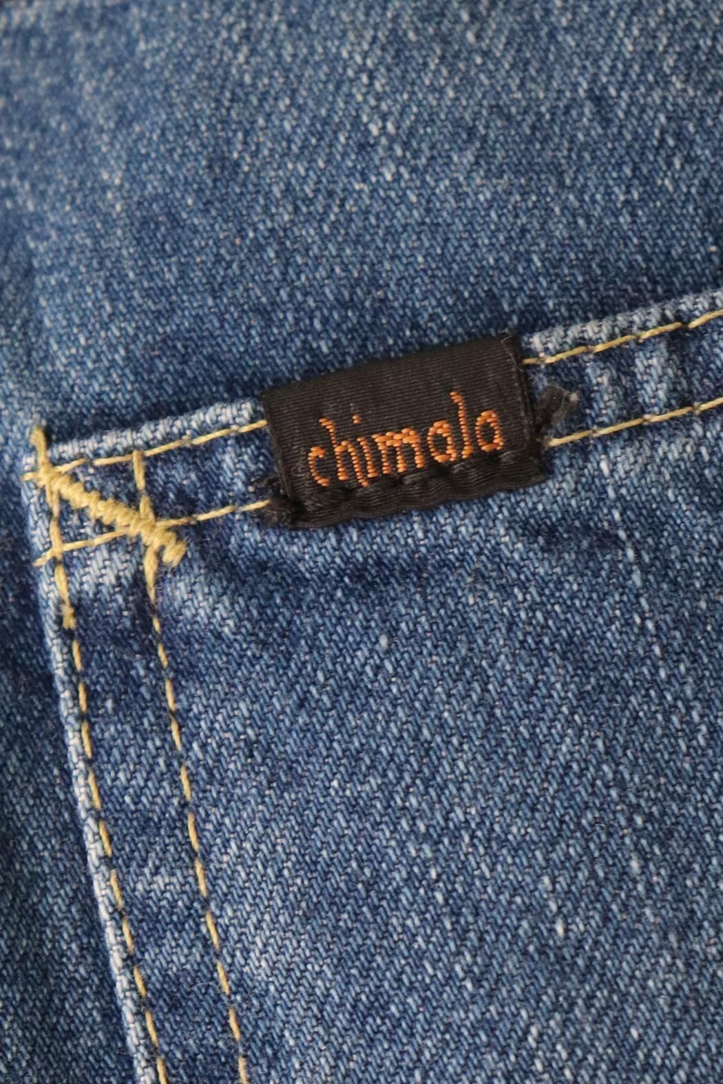 WAIST ADJUSTABLE DENIM PANTS（chimala）