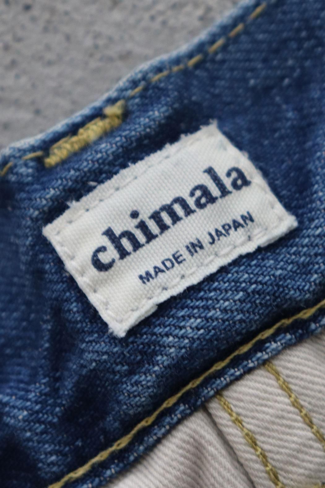 WAIST ADJUSTABLE DENIM PANTS（chimala）