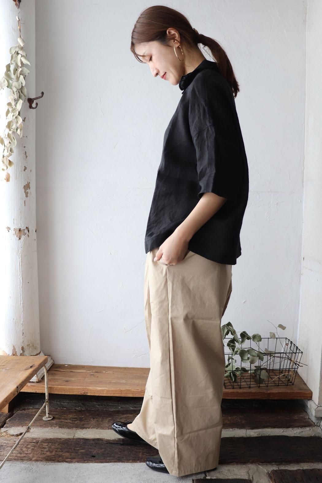 LTD-090 ボリュームタックパンツ(Veritecoeur) LTD-090 ボリュームタックパンツ(Veritecoeur)
