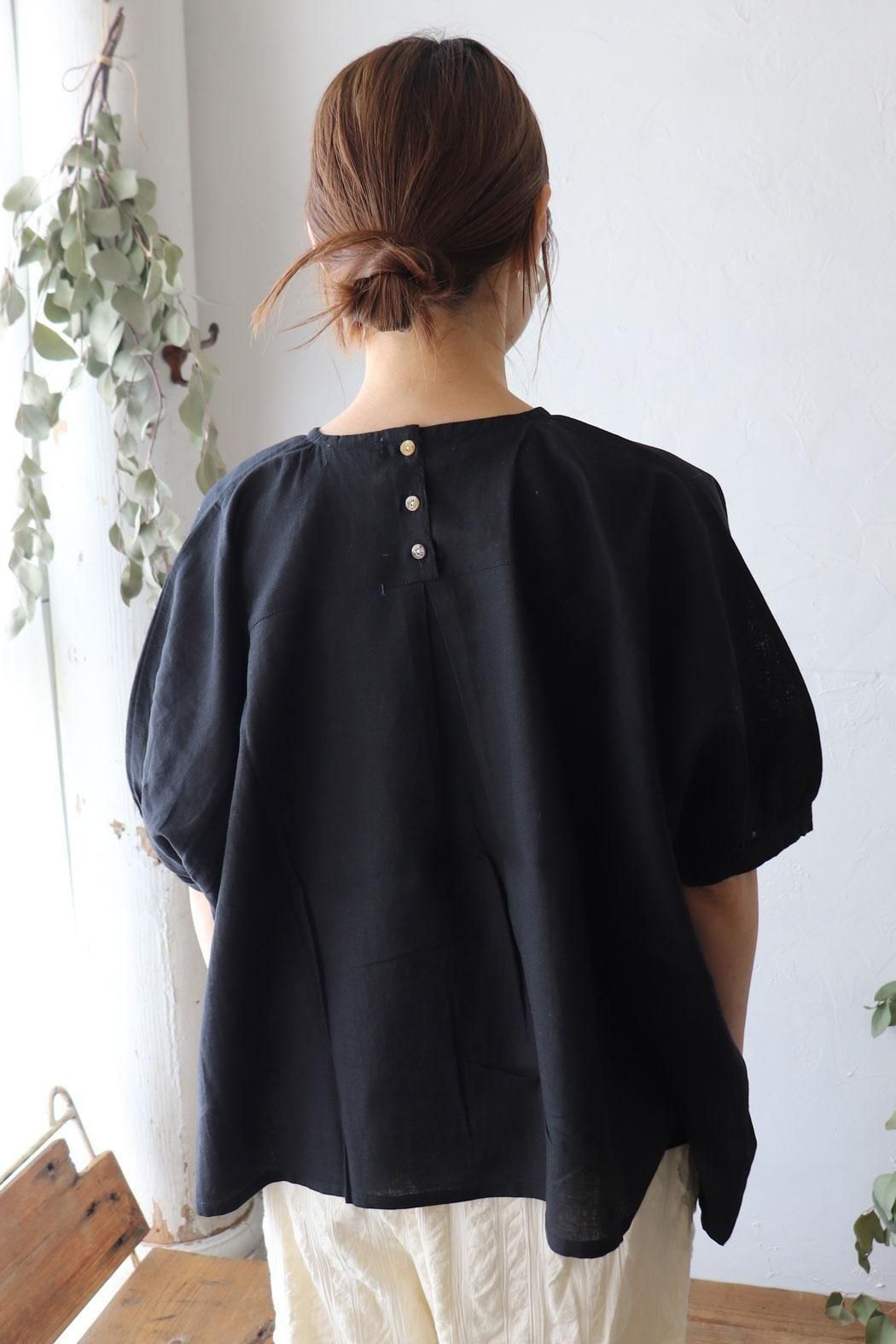 a+koloni｜コロニー】SALE40％｜C/L ワイドブラウス｜涼やかな