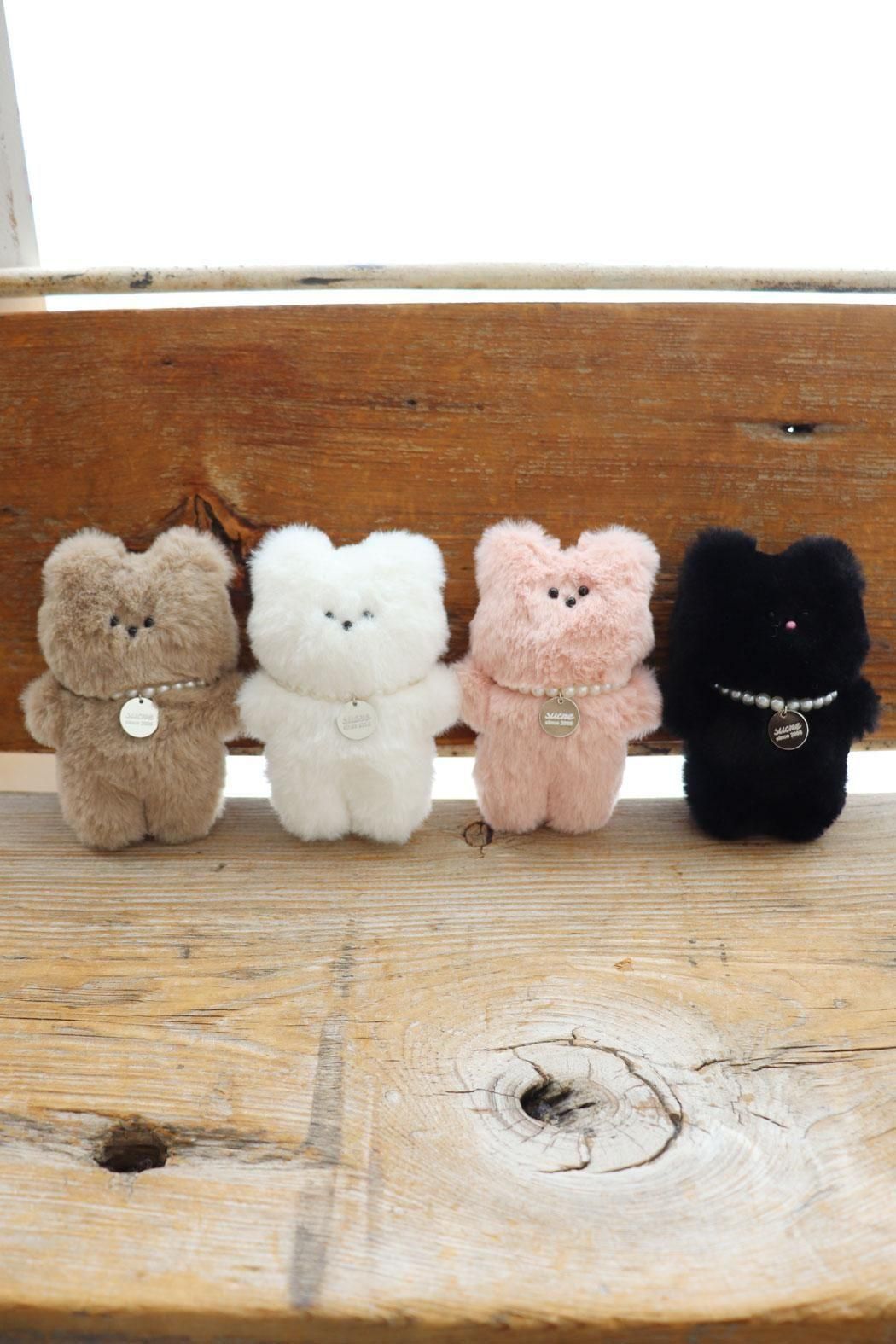 sucre*20th 】sucreオリジナルチャーム付き クマちゃん キーホルダー