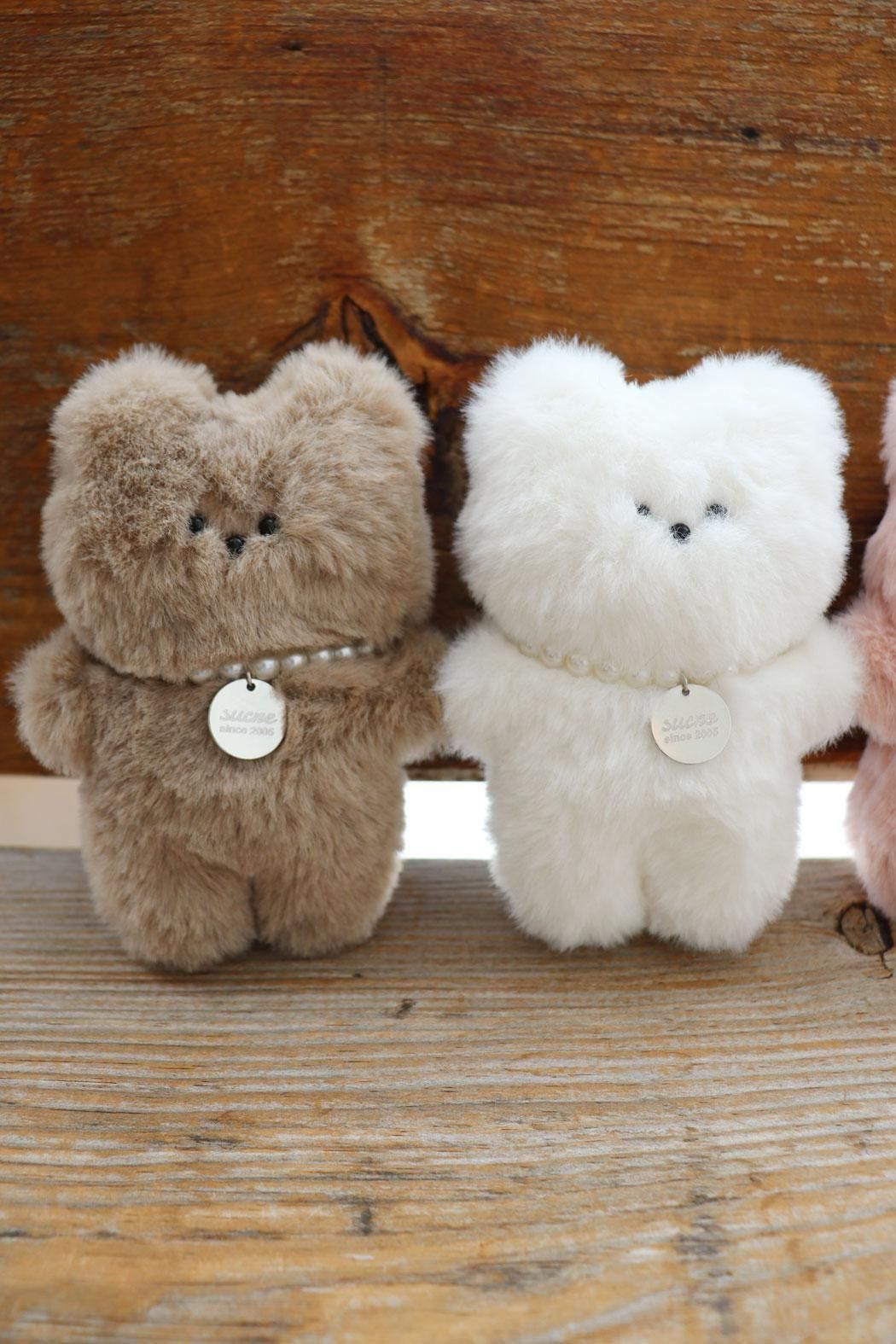 sucre*20th 】sucreオリジナルチャーム付き クマちゃん キーホルダー