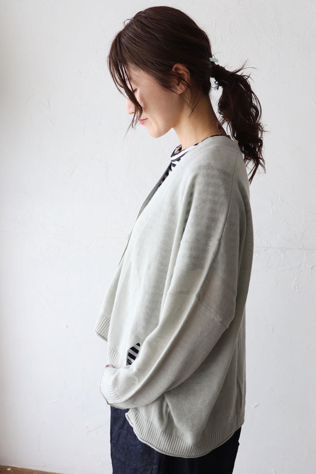 ◇SALE20％◇Vネック カーディガン（mao made）