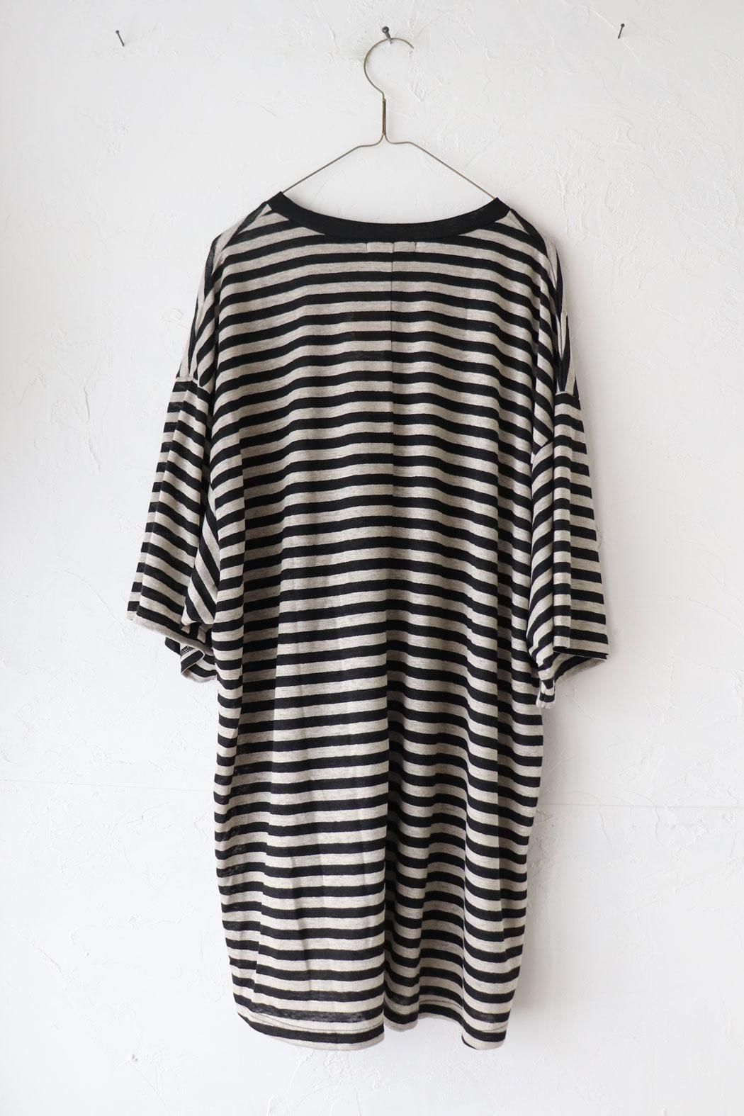 BORDER LINEN PULLOVER（ichi Antiquite's）