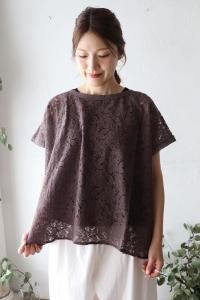 VOILE TULLE LACE FRENCH/SL SMOCKsoil<img class='new_mark_img2' src='https://img.shop-pro.jp/img/new/icons8.gif' style='border:none;display:inline;margin:0px;padding:0px;width:auto;' />
