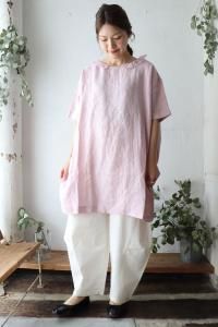 Linen Frill P/O TunicHEAVENLY<img class='new_mark_img2' src='https://img.shop-pro.jp/img/new/icons8.gif' style='border:none;display:inline;margin:0px;padding:0px;width:auto;' />