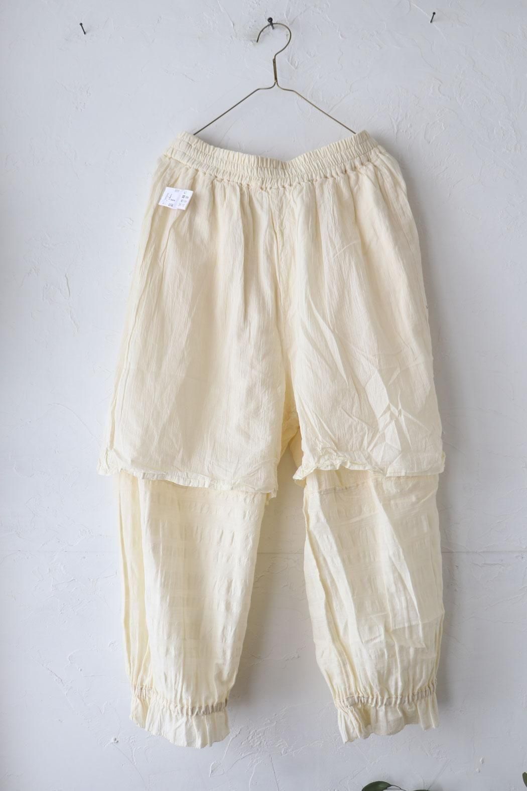 tumugu:｜ツムグ】SALE30％｜シアサッカーストライプパンツ