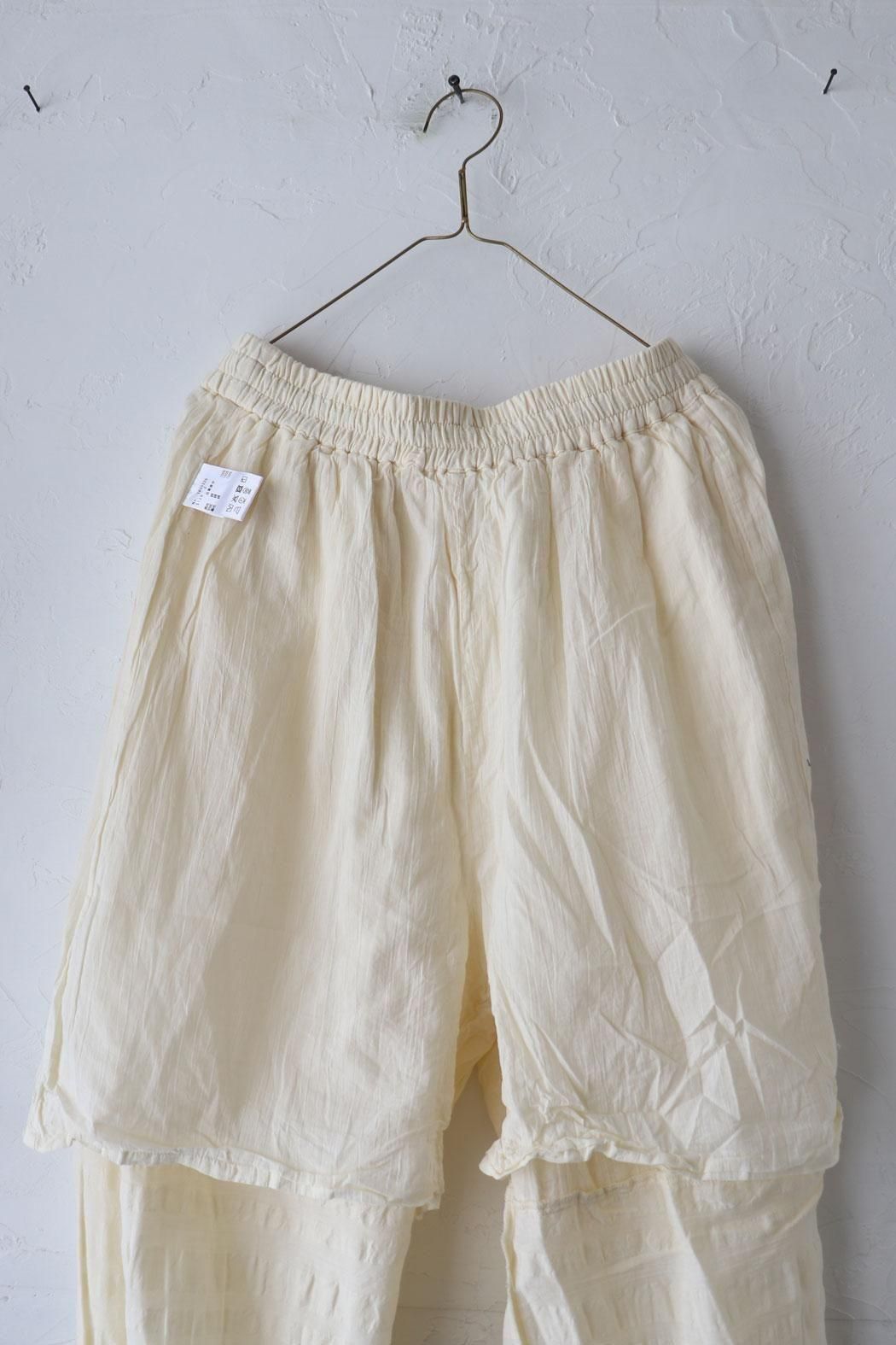 tumugu:｜ツムグ】SALE30％｜シアサッカーストライプパンツ