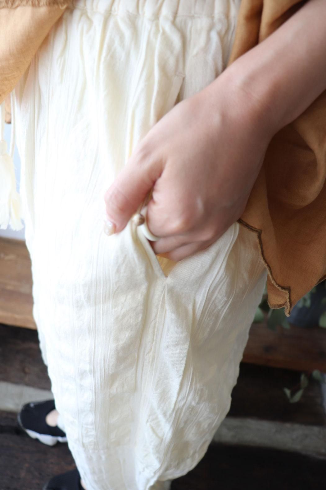 tumugu:｜ツムグ】SALE30％｜シアサッカーストライプパンツ