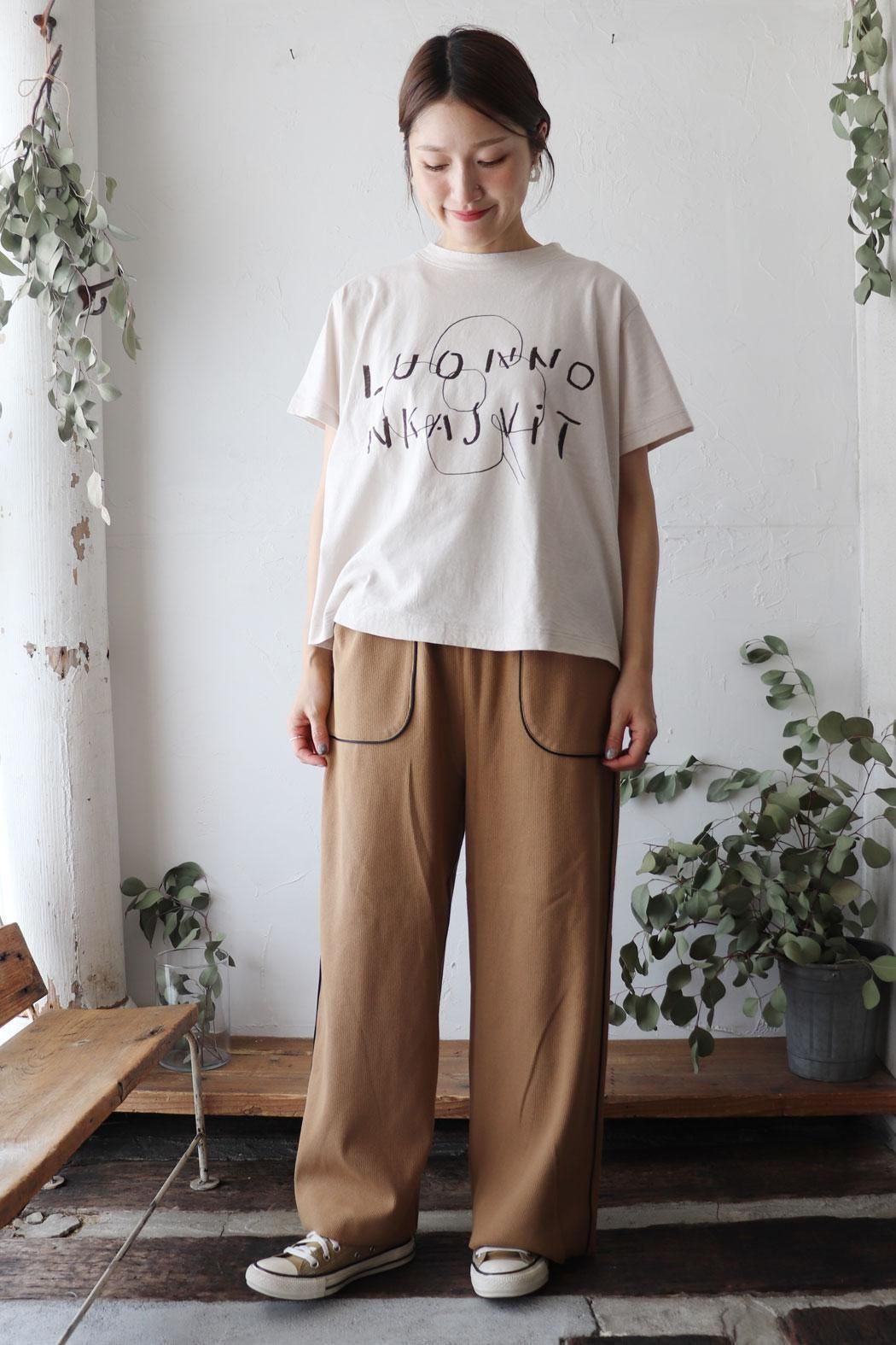 Labo ratory ラボレイトリー　ワイドパンツ 80f33af746dc9e2954b69e193ee713