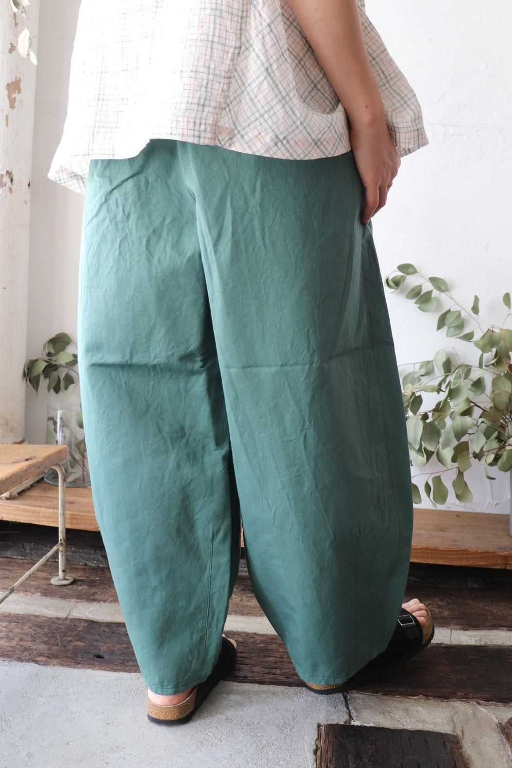ブラスブラム　パンツ Cotton Linen Vintage Mole ツータックワイドパンツ | ITEM