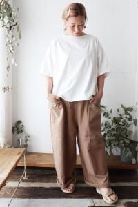 Cotton Linen Front Pocket Wide PantsHEAVENLY<img class='new_mark_img2' src='https://img.shop-pro.jp/img/new/icons8.gif' style='border:none;display:inline;margin:0px;padding:0px;width:auto;' />
