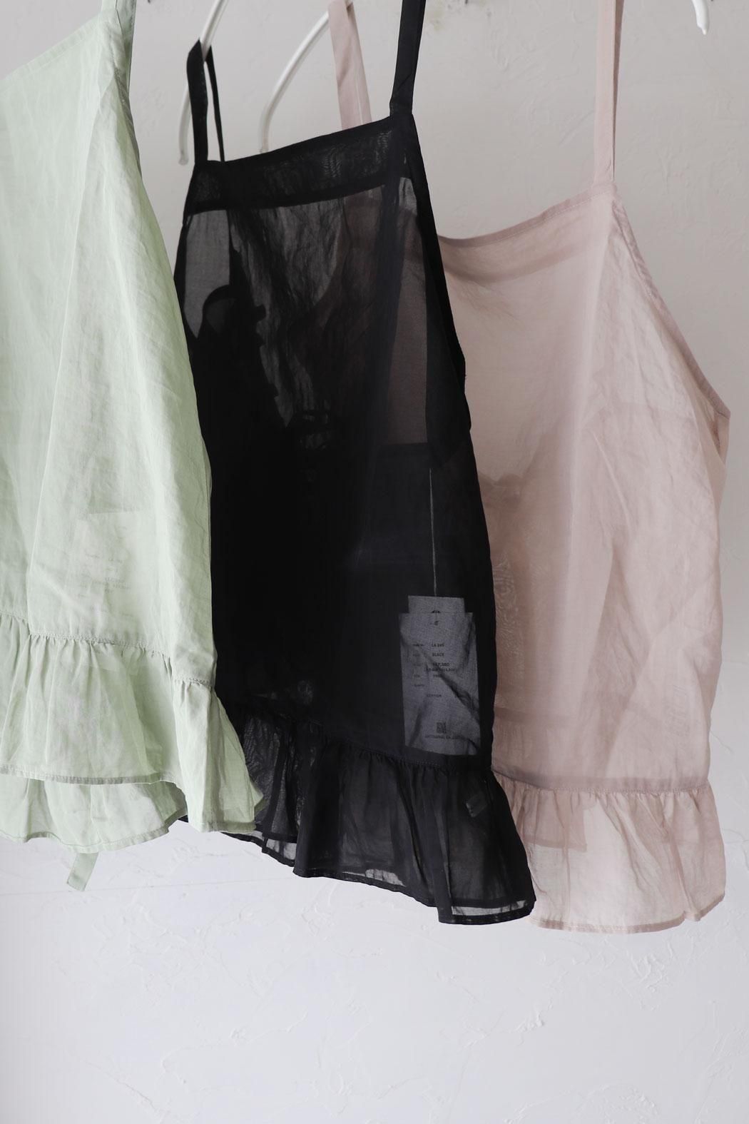 Rouje CLARA Body ボディキャミソール Labo ratory｜ラボレイトリー】ストリングキャミソールベスト