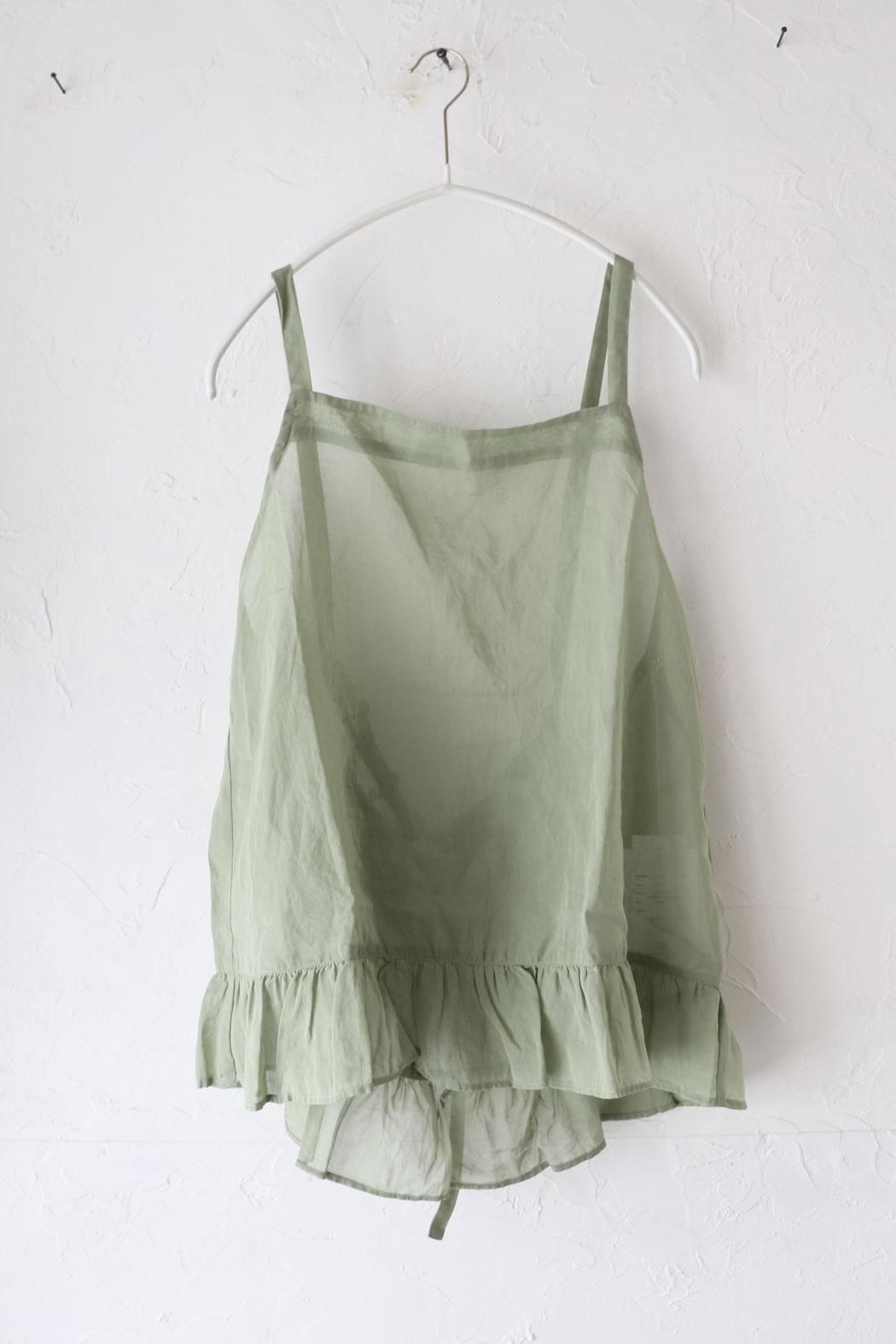 Labo ratory｜ラボレイトリー】ストリングキャミソールベスト