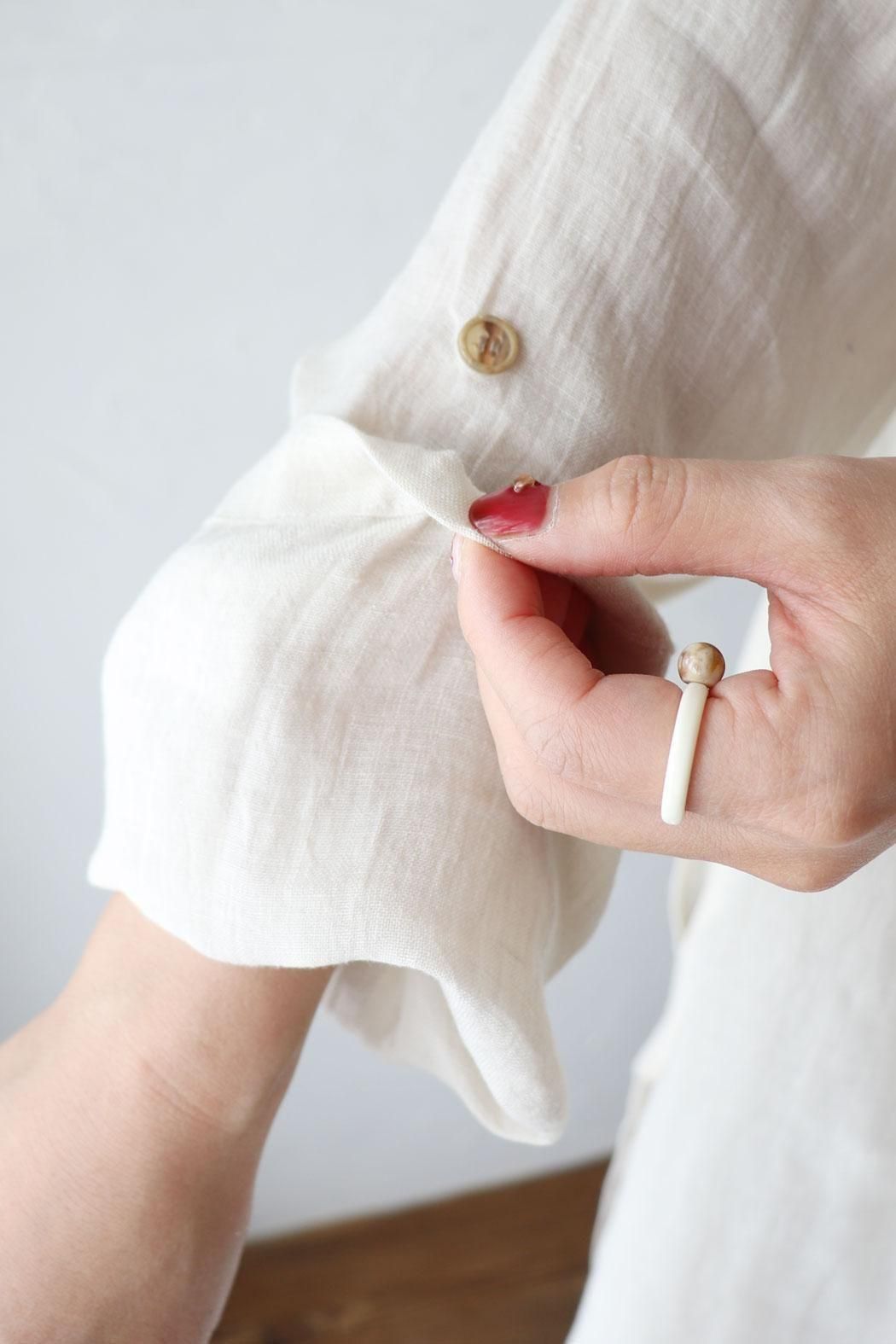 大人の余裕が感じられるリネンシャツ】Washed Light Linen