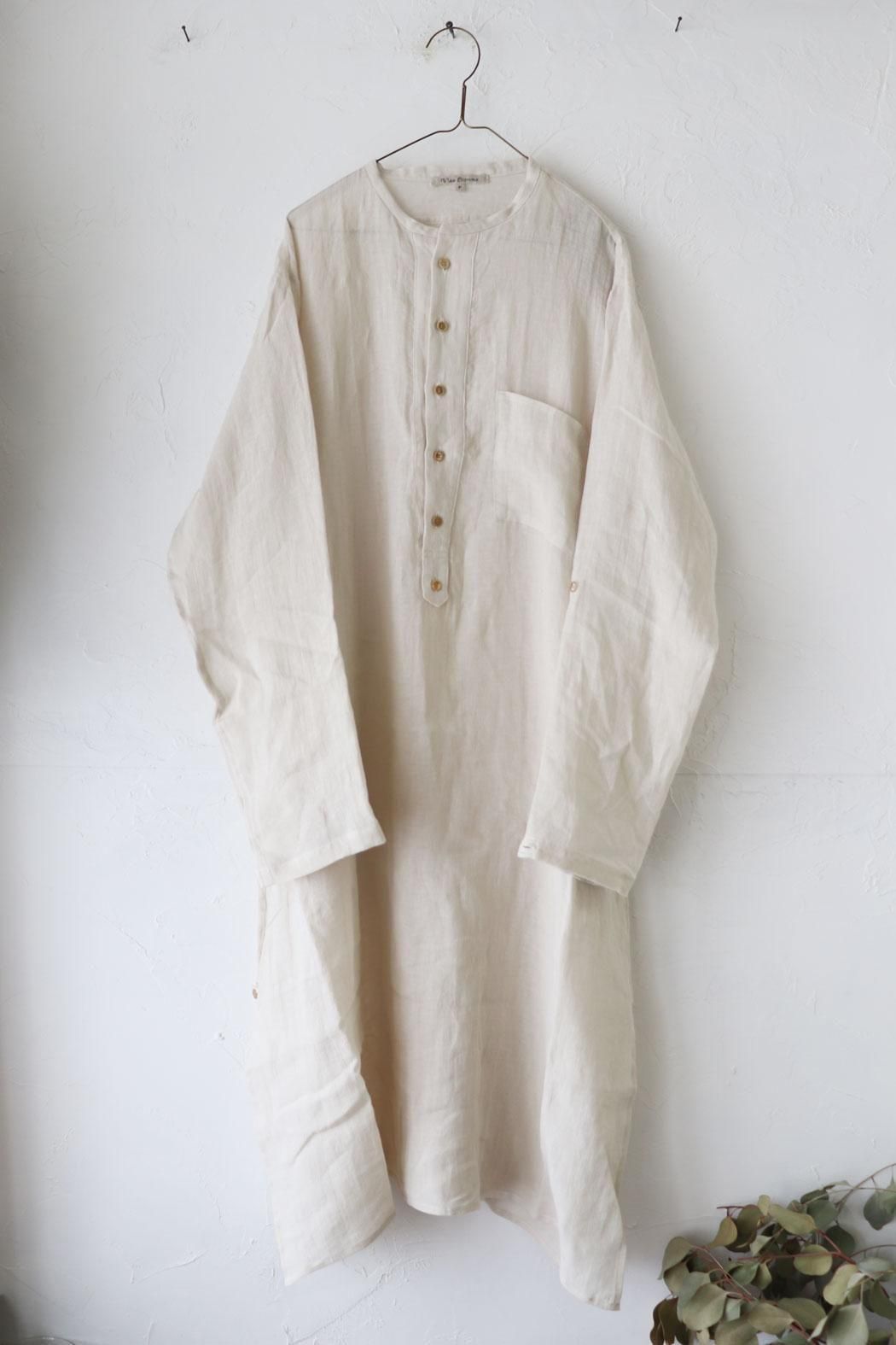 【美品】ヴラスヴラム　カフタンシャツ　フリーサイズ　ボタニカルダイ 美品】ヴラスヴラム カフタンシャツ フリーサイズ ボタニカル