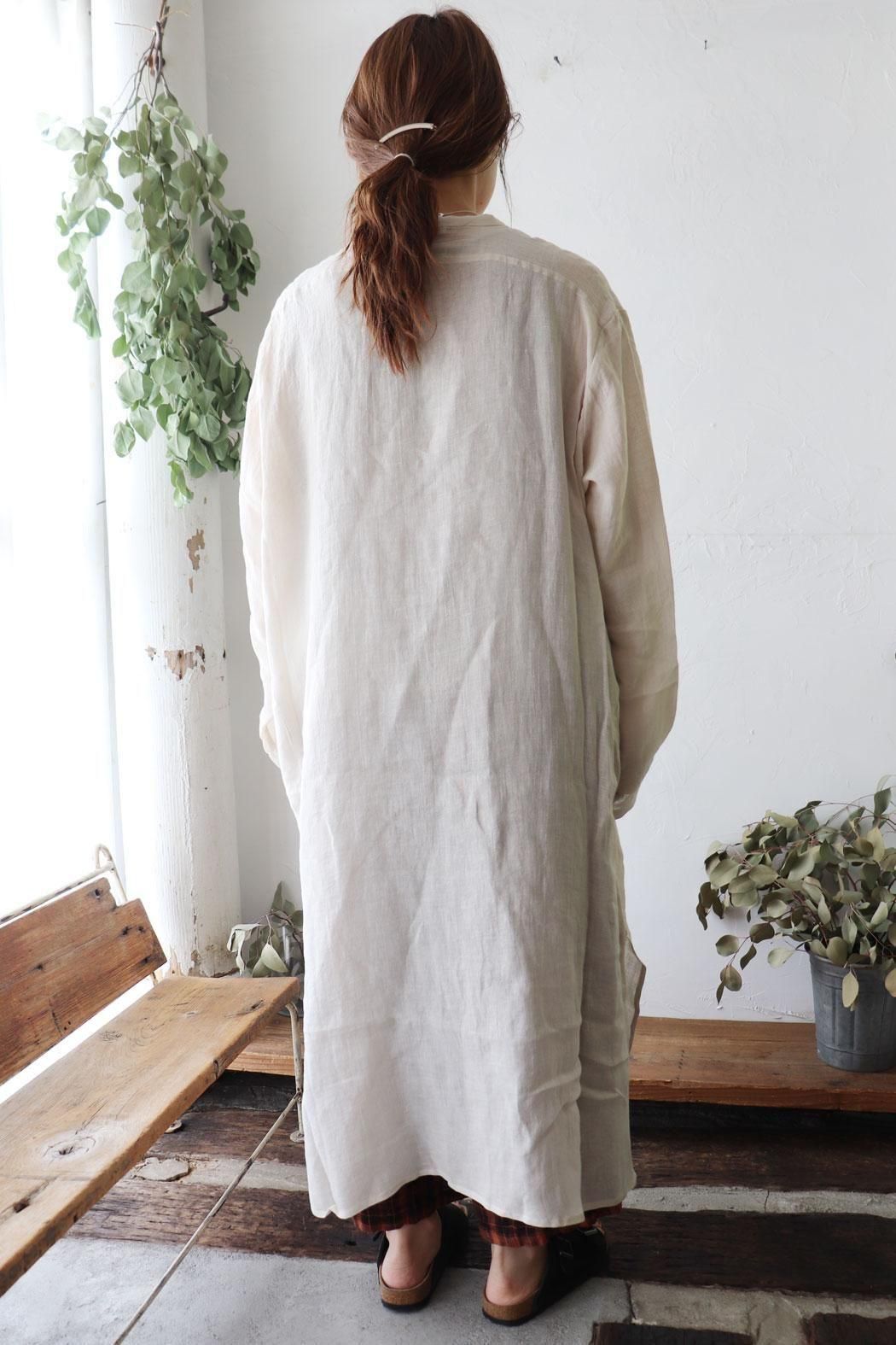 大人の余裕が感じられるリネンシャツ】Washed Light Linen