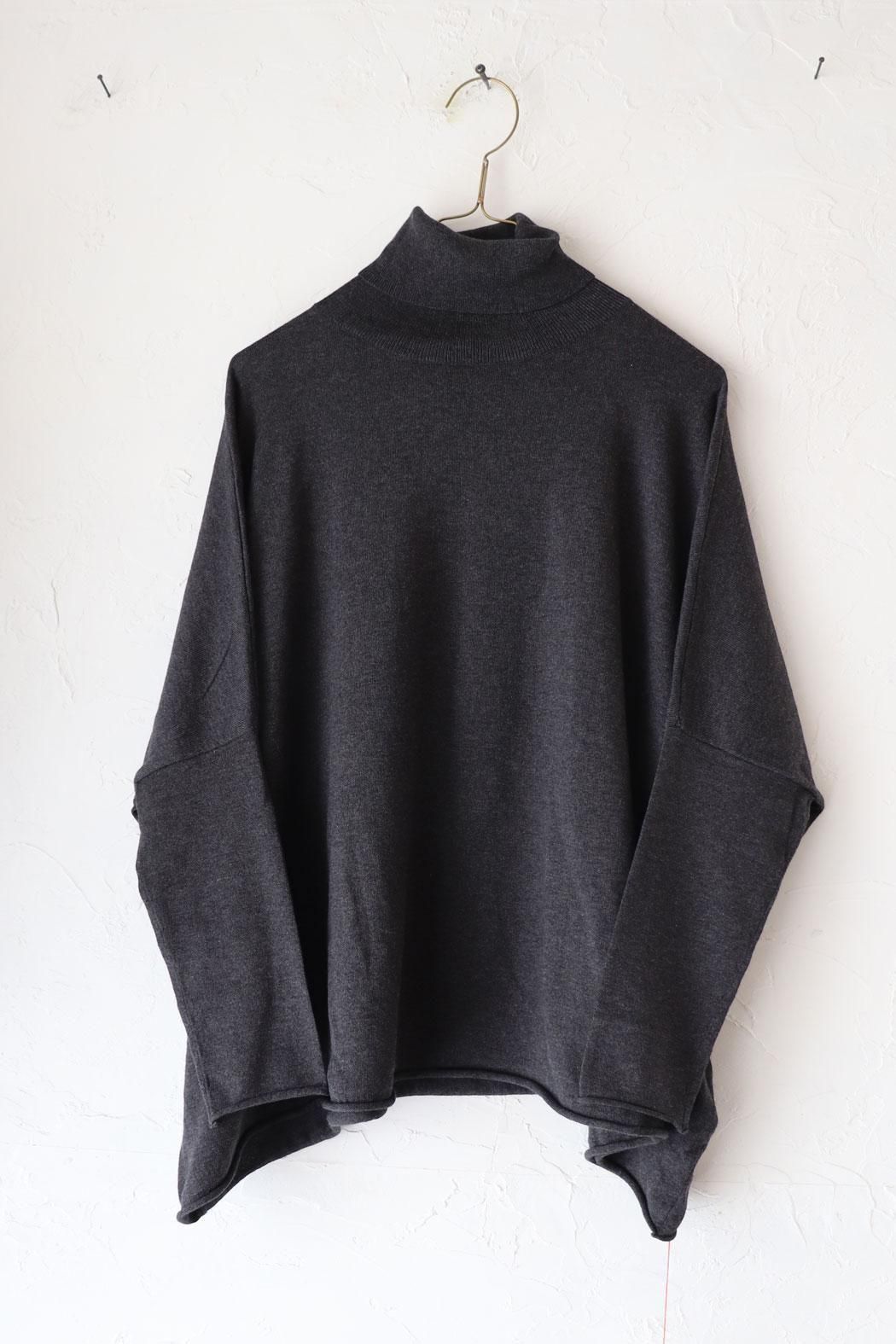 【美品】ヴェリテクール　タートルネック カットソー　コットン シルク カシミヤ コットン×シルク×カシミヤで肌触り抜群】ST-149 5COLOR TURTLE