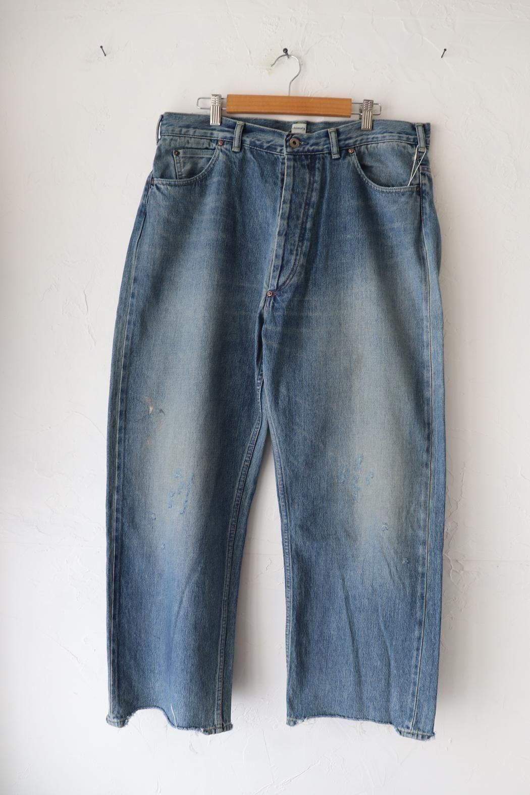 chimala｜チマラ】SELVEDGE DENIM DEEP RISE BAGGY CUT｜深め