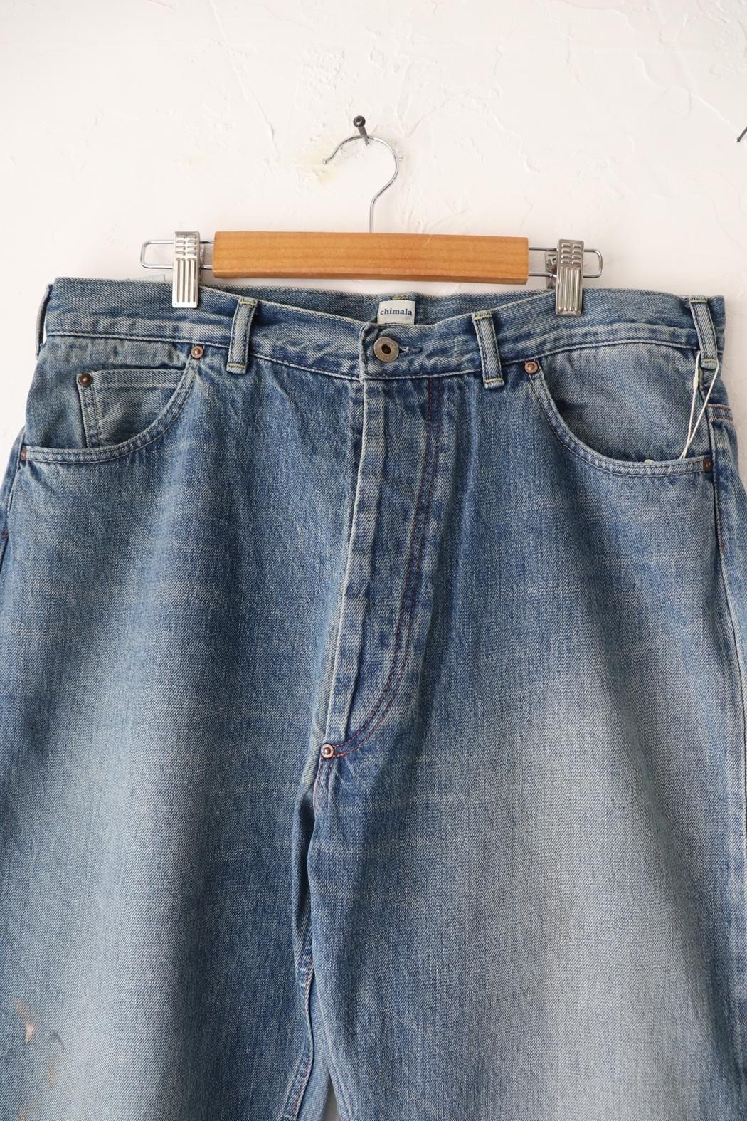 chimala｜チマラ】SELVEDGE DENIM DEEP RISE BAGGY CUT｜深め